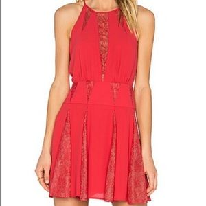 NWT BcbgMaxazria Red Teena Dress, Size 8